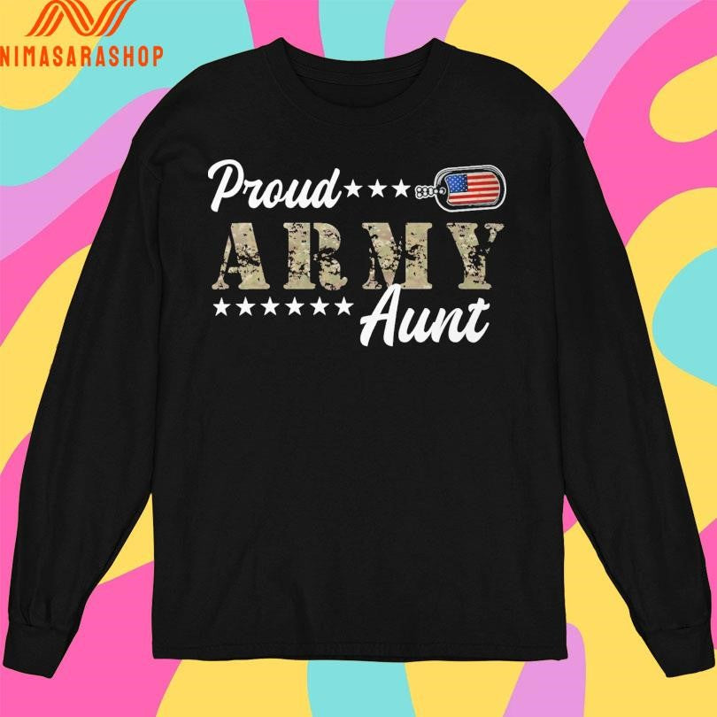 Proud Army Aunt American Shirts