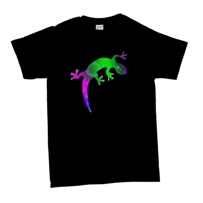Psychedelic Lizard T-Shirt, Ideal Gift For Lizard Lovers made in usa Hoodie, Sweatshirt | UrbanDripWear.com