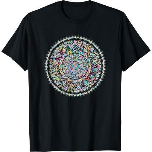Psychedelic Love Mandala Heart Chakra T-Shirt Made in USA Hoodie, Sweatshirt | UrbanDripWear.com