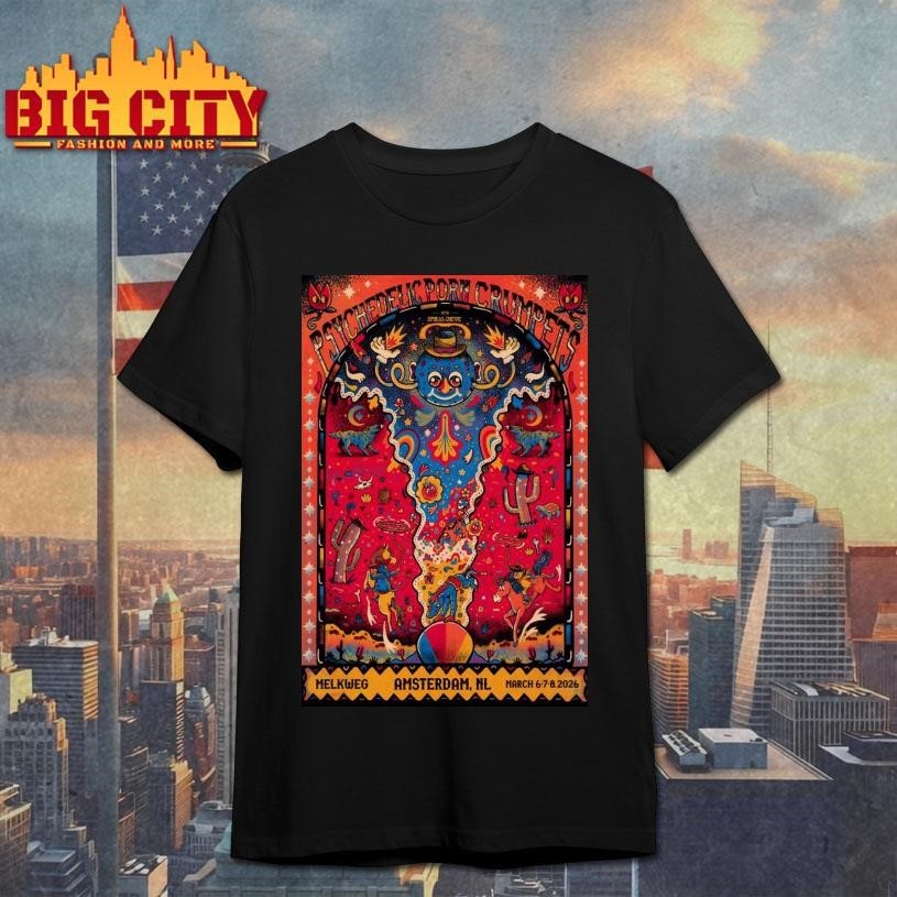 Psychedelic Porn Crumpets Tour Amsterdam NL On Mar 6-8 2026 Poster Shirt