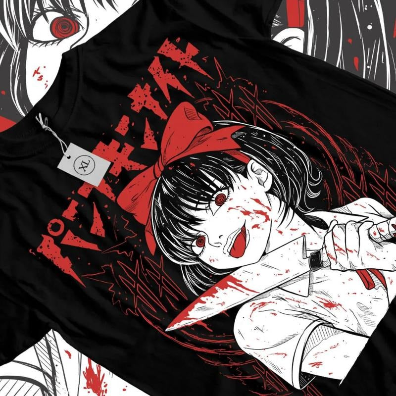 Pumpkin Night Manga T-Shirt & Sweatshirt, Horror Naoko Kirino Graphic Tee, Anime Manga Lover Gifts Ball Cotton Hoodie