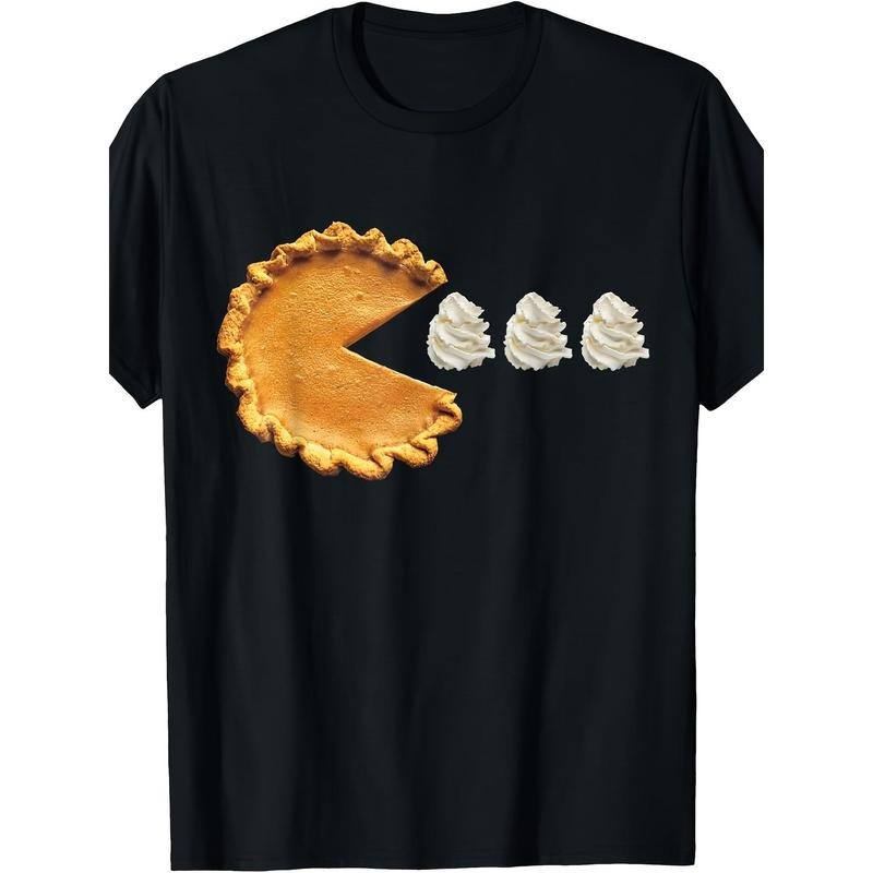 Pumpkin Pie Thanksgiving Day Men's Casual T-shirt Made in USA Hoodie, Sweatshirt | UrbanDripWear.com