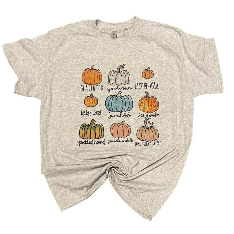 Pumpkin Variety Shirt Hoodie, Sweatshirt | UrbanDripWear.com