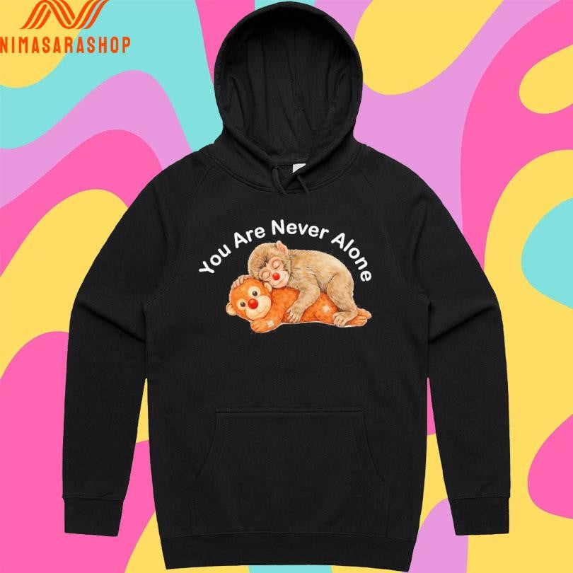 Punch Monkey You Are Never Alone Cute Monkey 2026 Shirts