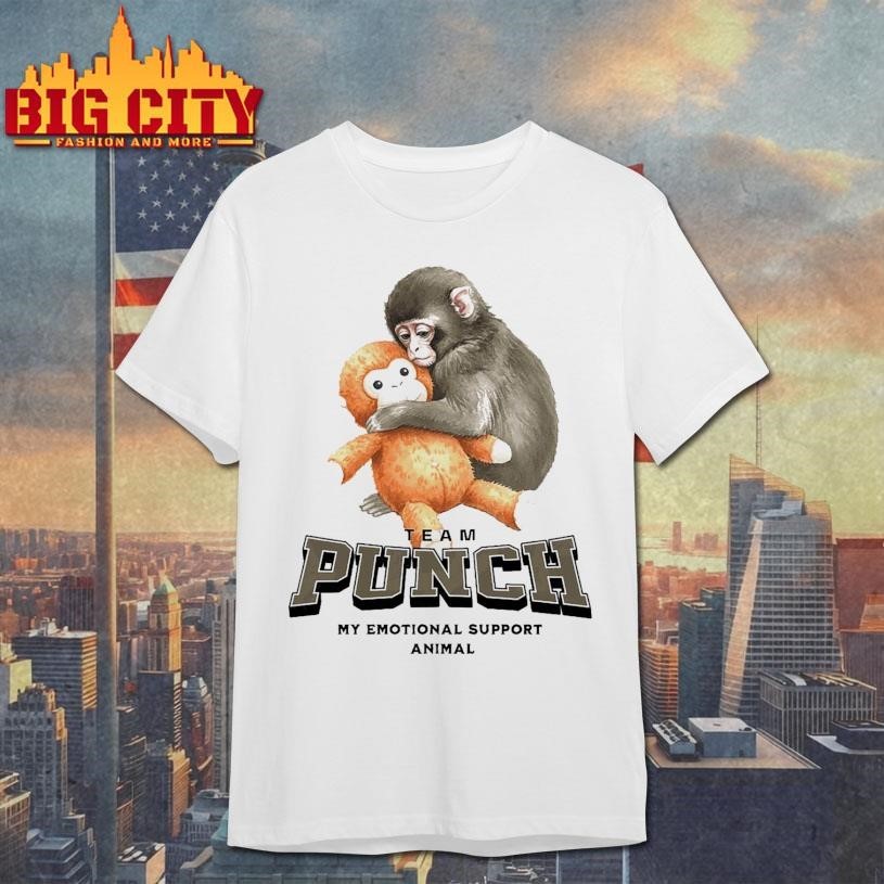 Punch The Monkey Emotional Support Animal Shirt