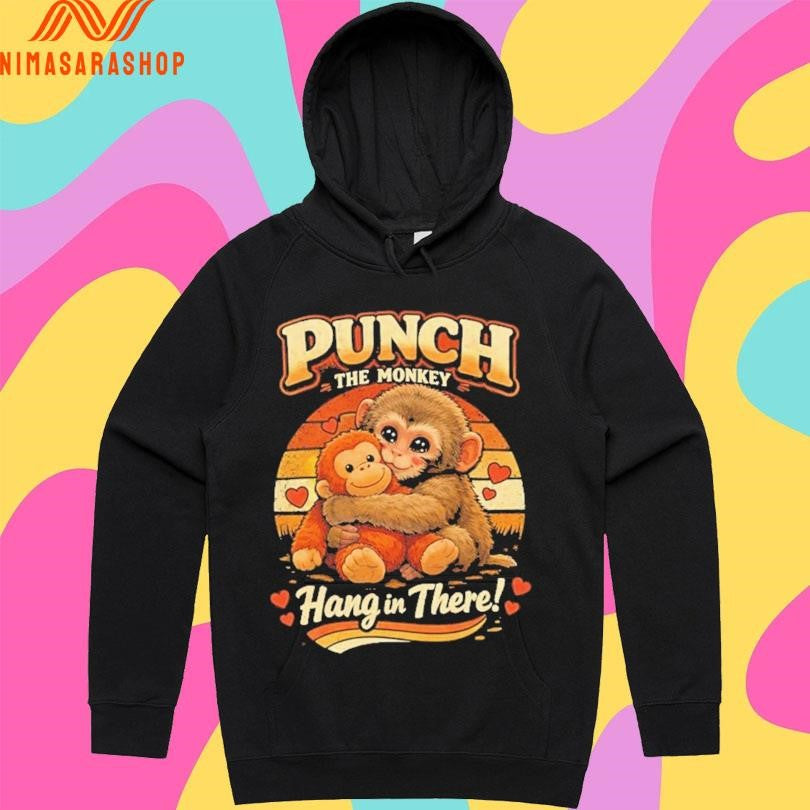 Punch The Monkey Hang In There Animal Shirts