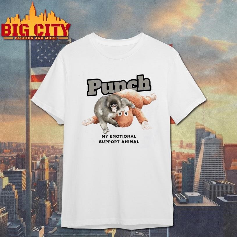 Punch The Monkey My Emotional Support Animal Shirt