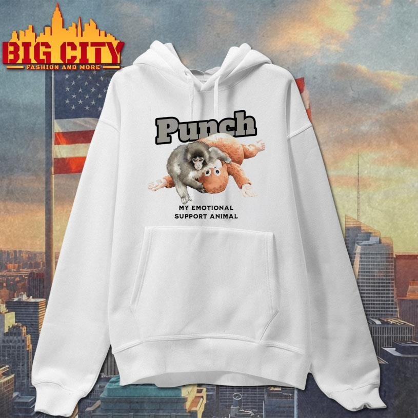Punch The Monkey My Emotional Support Animal Shirt
