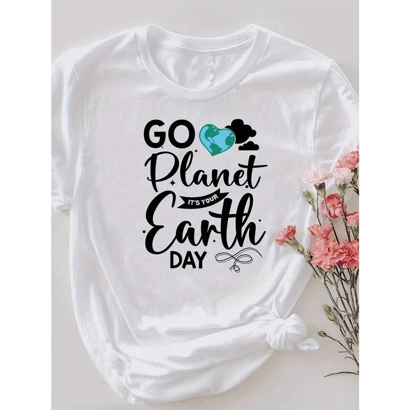 Punk Rock Band Retro Style Fashionable Letter Cartoon Print Women'S Round Neck Pure T-Shirt, Simple Design, Comfortable...