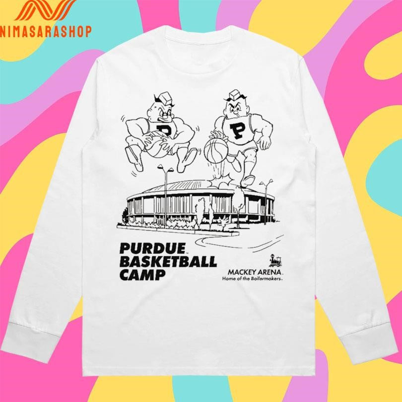 Purdue Boilermakers Basketball Camp Mackey Arena Home Of The Boilermakers Vintage Shirts