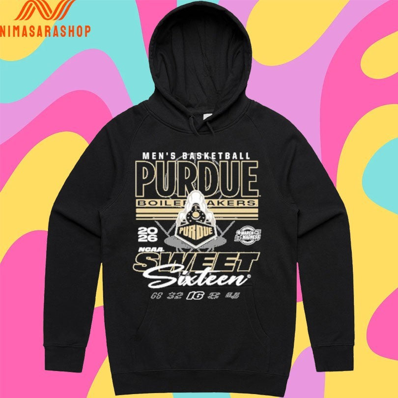 Purdue Boilermakers Men’s Basketball 2026 March Madness Ncaa Sweet Sixteen Shirts