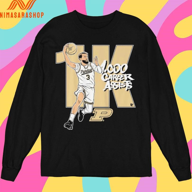 Purdue Boilermakers Men’s Basketball Braden Smith 1,000 Assists Shirts