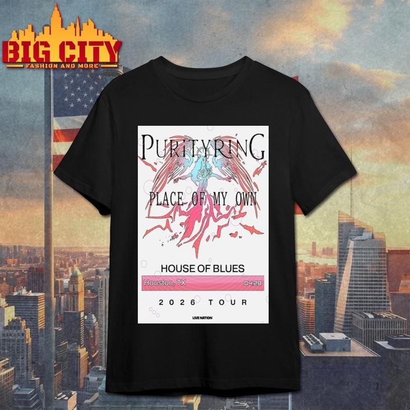 Purity Ring Place Of My Own Tour At House of Blues Houston April 28 2026 Poster Shirt