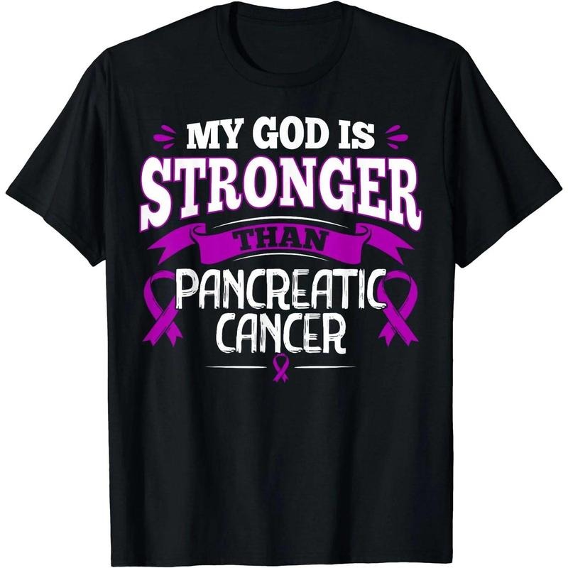 Purple Awareness Ribbon - Pancreatic Cancer Survivor T-Shirt Hoodie, Sweatshirt | UrbanDripWear.com