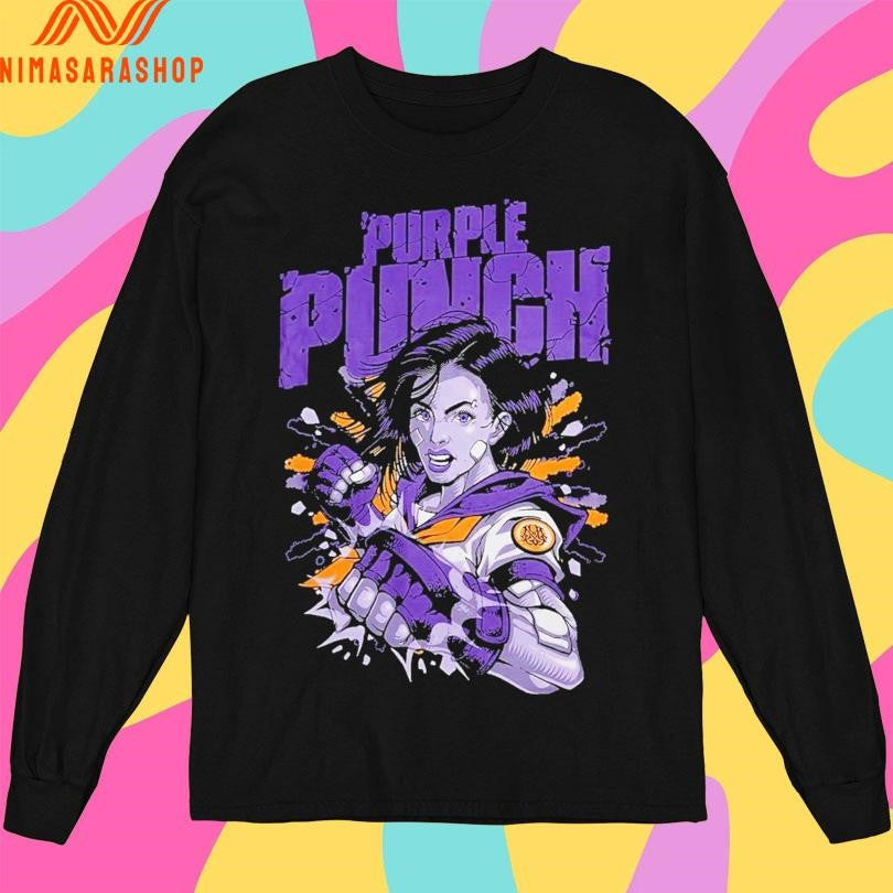 Purple Punch Out Shirts