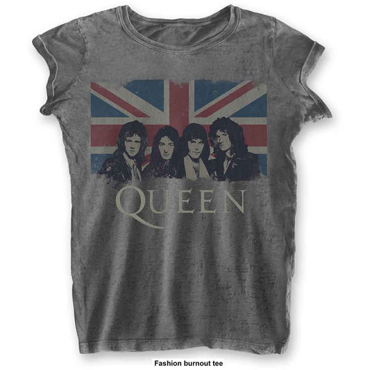 QUEEN Attractive T-Shirt, Vintage Union Jack Style004