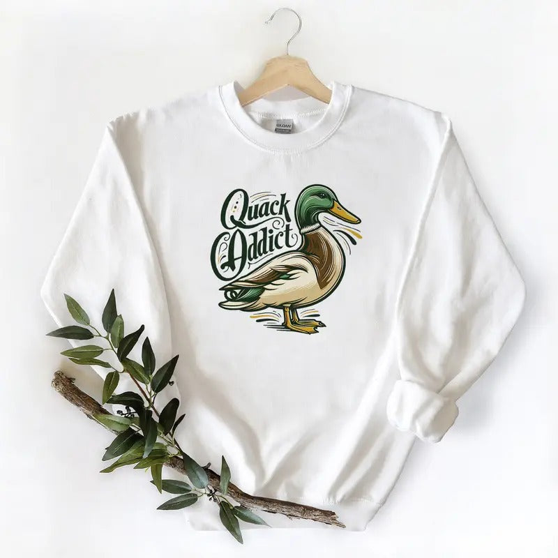 Quack Mallard Duck graphic tee T-shirt Sweatshirt Hoodie, Unisex lovers Wild Duck Hunting Season | UrbanDripWear.com