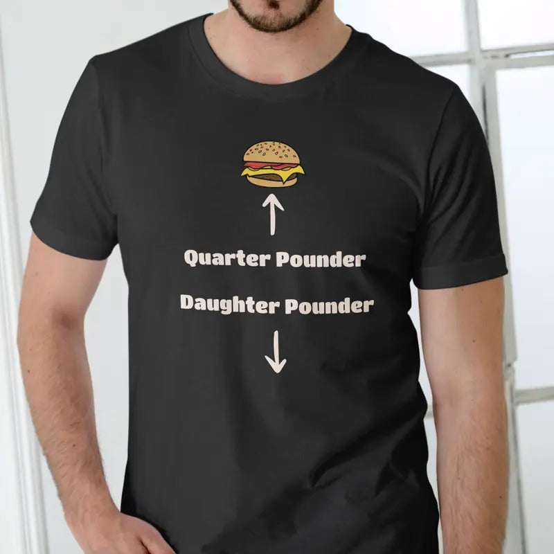 Quarter Pounder T Shirt, Unisex, 100% cotton Fabric Menswear Hoodie, Sweatshirt | UrbanDripWear.com