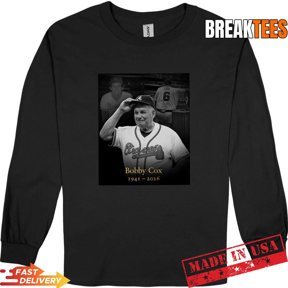 RIP Bobby Cox Atlanta Braves baseball 1941-2026 T-Shirt