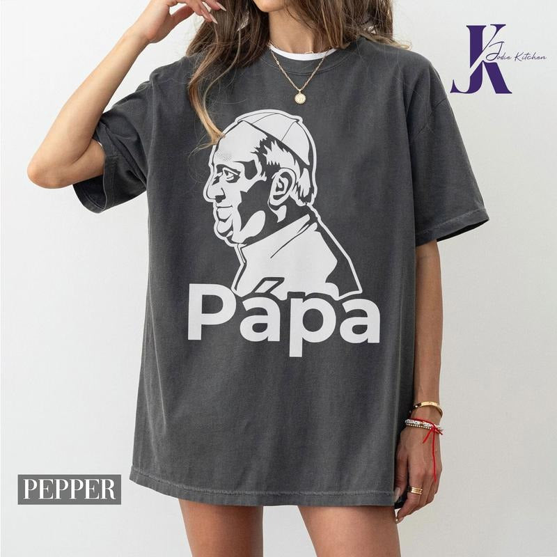 RIP Papa Pope Francis Shirt, Pope Francis Bootleg Vintage Shirt, Pope Francis Shirt, Pope Francis Homage Shirt, Memorial...