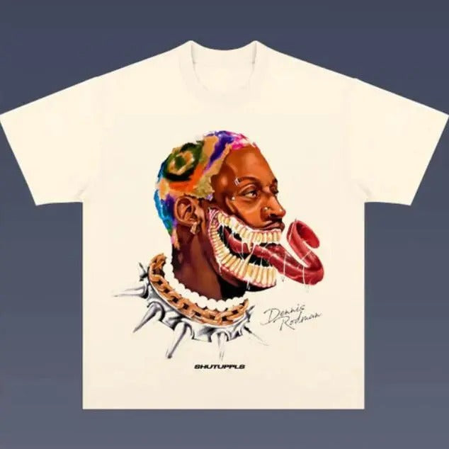 RODMAN Venom T-Shirt, DENNIS Shirt, Basketball Graphic Tee, Y2k, Unisex T-Shirt, Gift For Men Women Menswear Top...