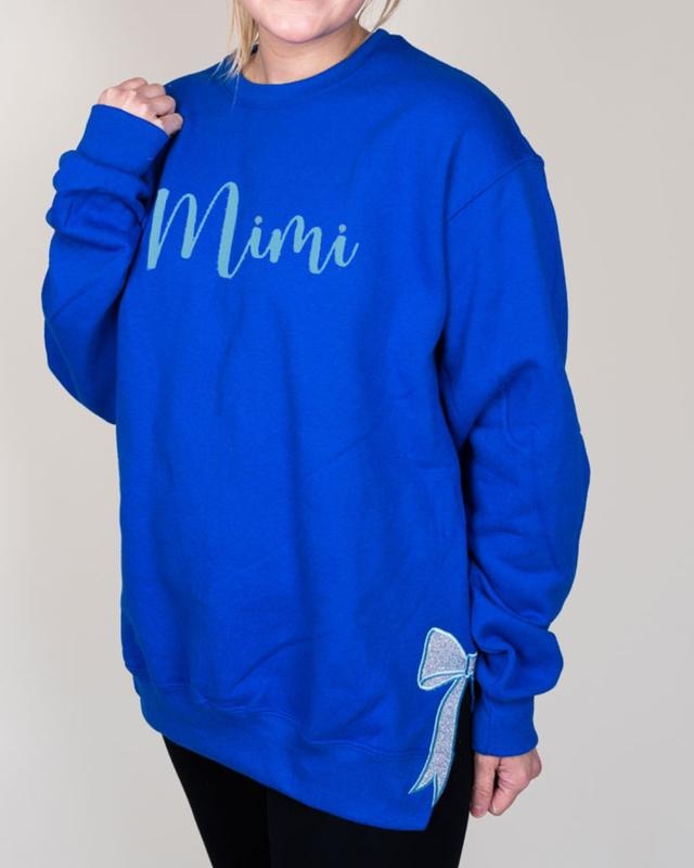 ROYAL Embroidered Side Bows Unisex NuBlend Crew Sweatshirt T-Shirts, Hoodie | UrbanDripWear.com