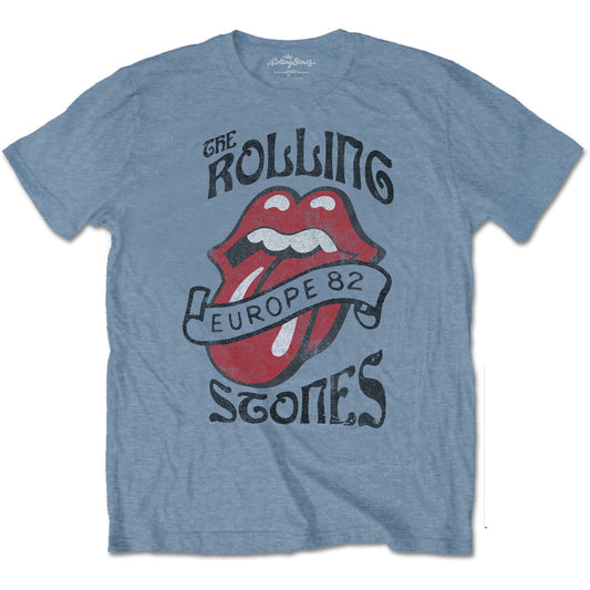 THE ROLLING STONES Attractive T-Shirt, Europe '82 Tour