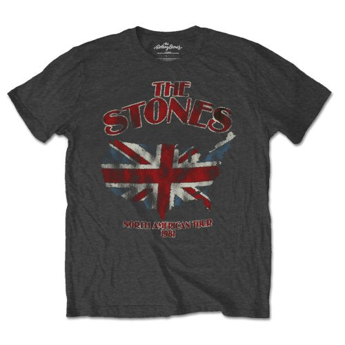 ROLLING STONES Attractive T-Shirt, NA Tour 1981 Style001