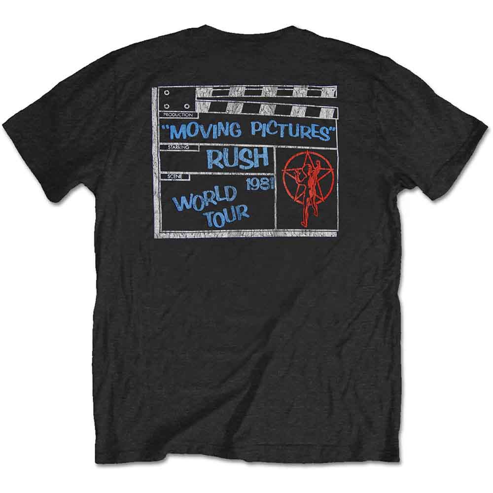 Rush | Official Band T-shirt | 1981 Tour (Back Print)