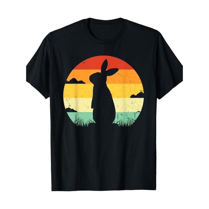 Rabbit Retro Vintage 80s Style Bunny Lover 100% CottonT-Shirt made in usa Hoodie, Sweatshirt | UrbanDripWear.com