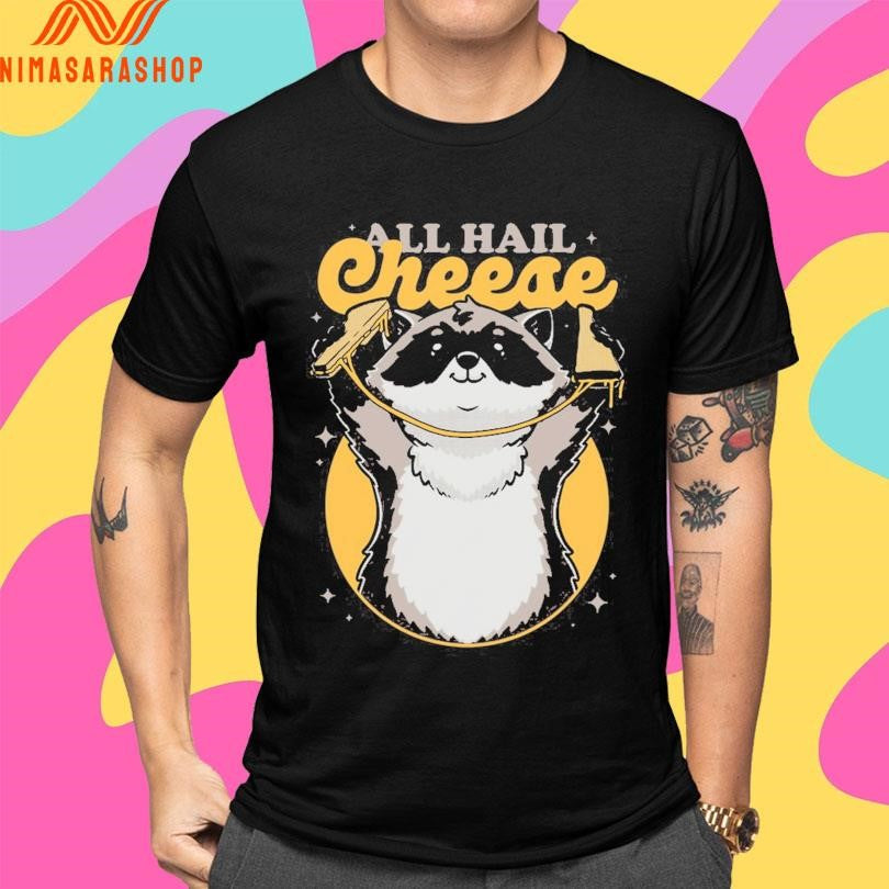 Raccoon Grilled All Hail Cheese Shirts