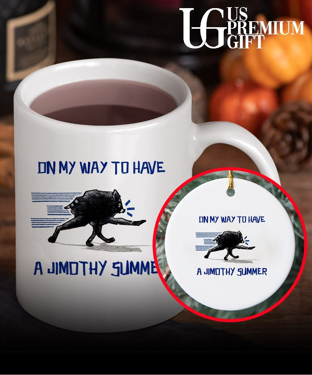 Raccoon on my way to have a Jimothy summer shirt