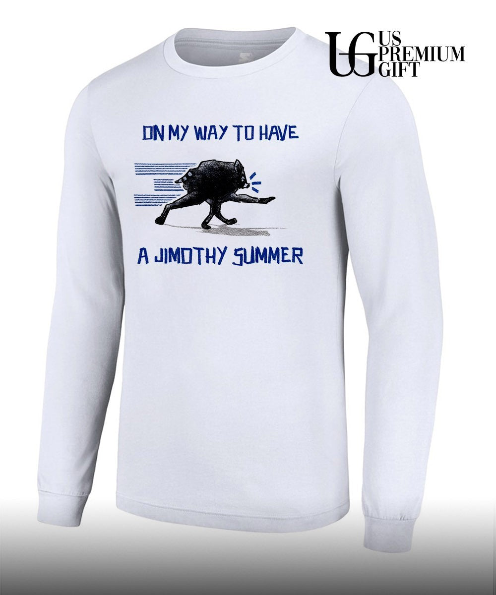 Raccoon on my way to have a Jimothy summer shirt