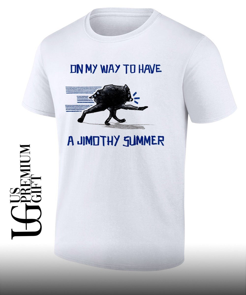 Raccoon on my way to have a Jimothy summer shirt