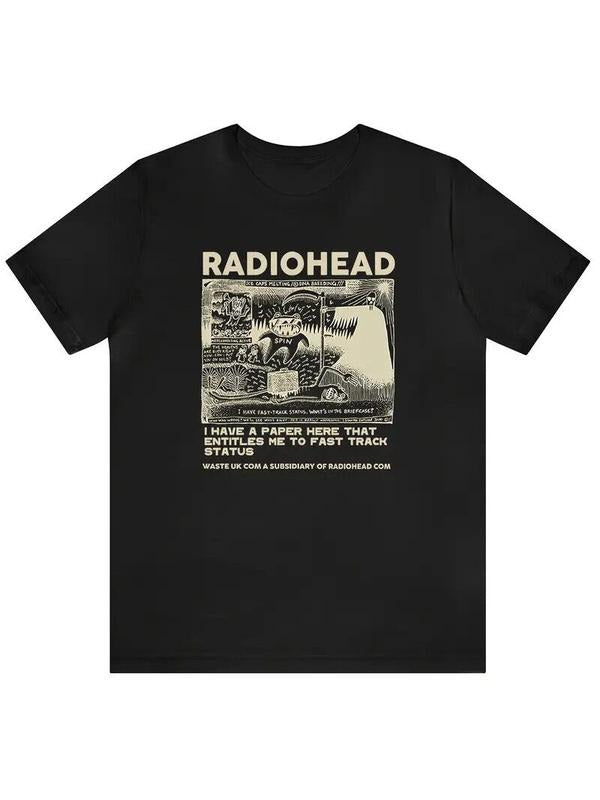 RadioHead Rock Band Vintage TShirt Hoodie, Sweatshirt | UrbanDripWear.com