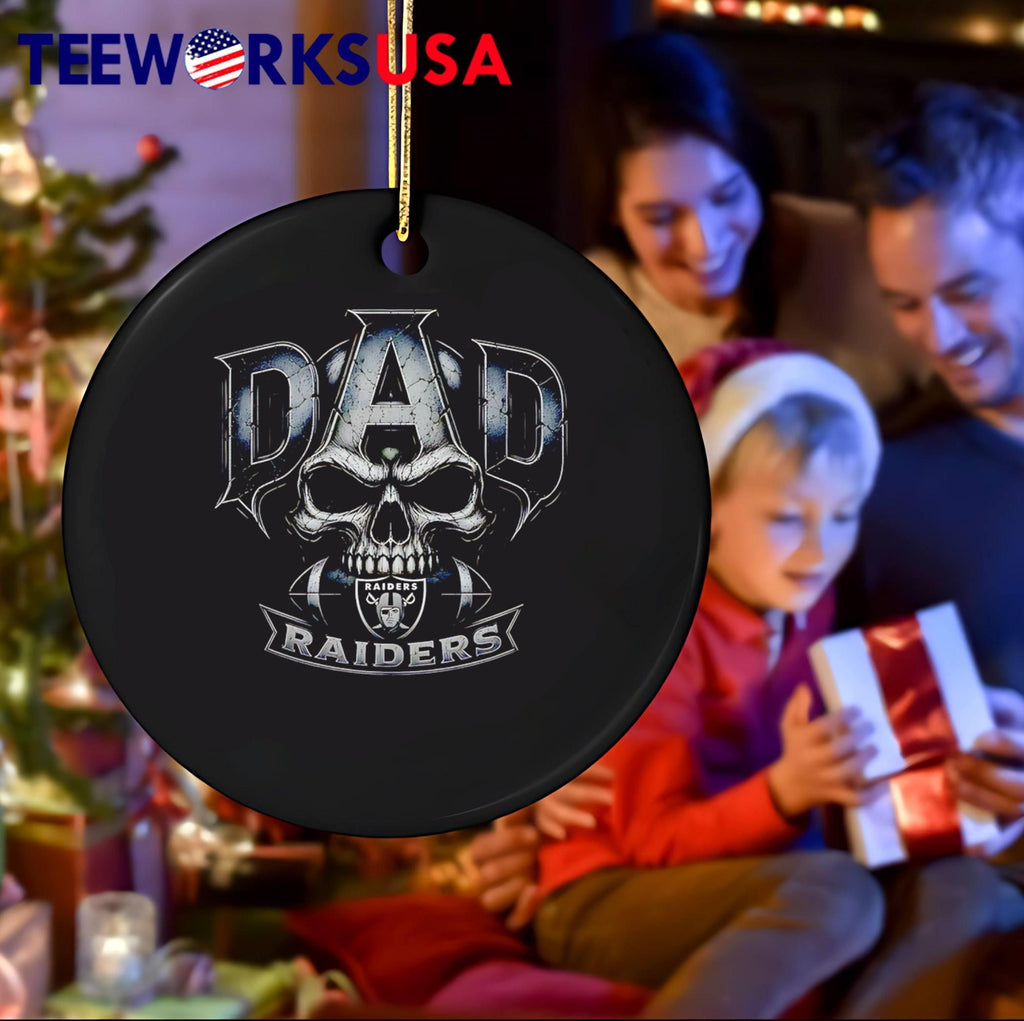 Raiders Fan Apparel Dad Raiders Football T-Shirt