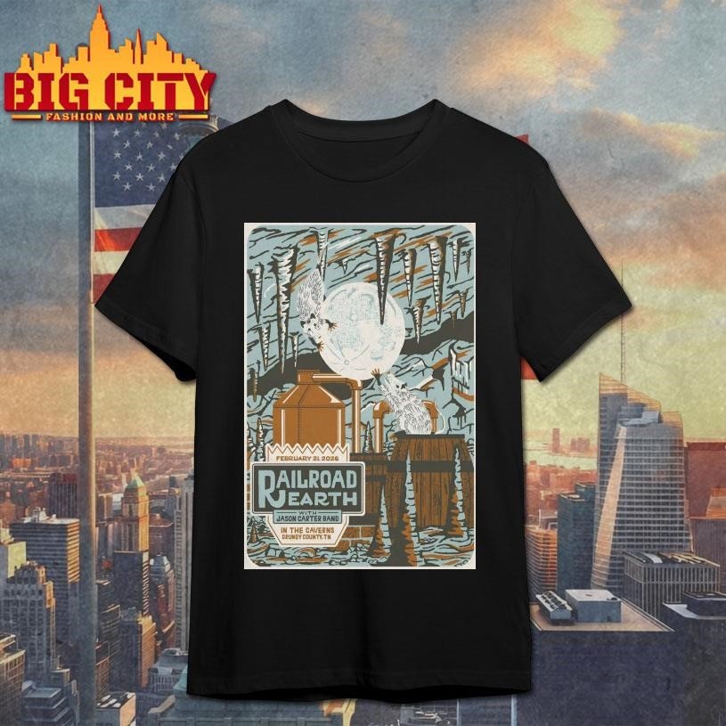 Railroad Earth Grundy County CO TN Feb 21 2026 Poster Shirt