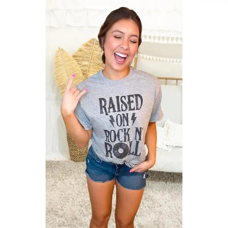 Raised on Rock and Roll T-Shirt Hoodie, Sweatshirt | UrbanDripWear.com