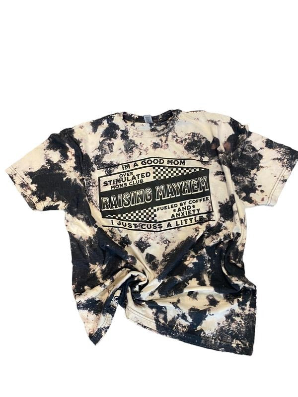 Raising Mayhem Acid Wash Shirt Hoodie, Sweatshirt | UrbanDripWear.com
