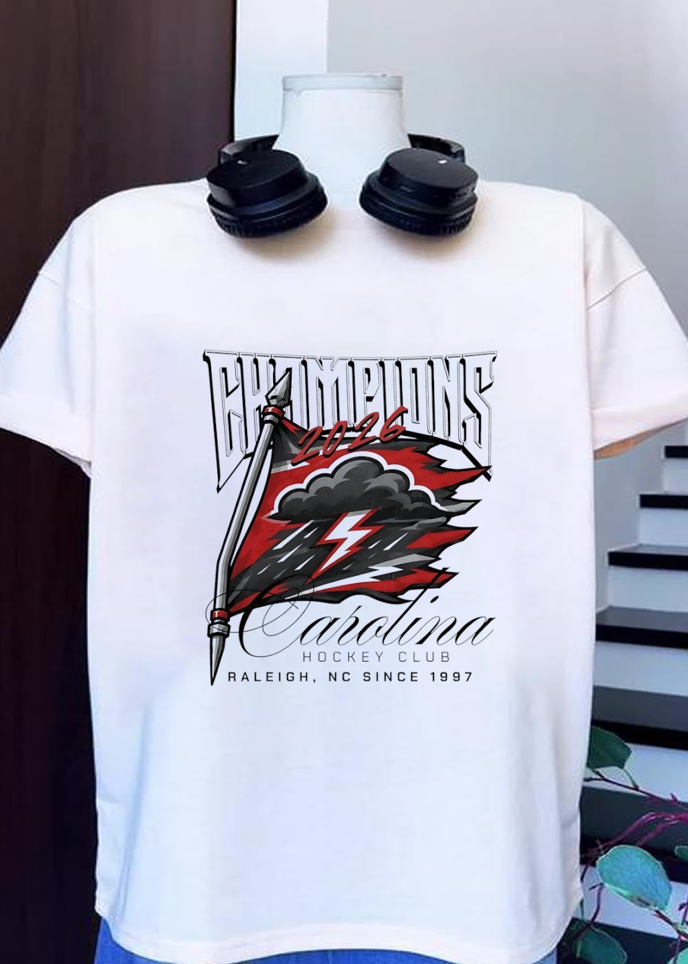 Raleigh NC Since 1997 Champions 2026 Carolina Hockey Club T-Shirt