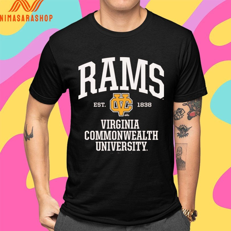 Rams Est 1838 Virginia Commonwealth University Shirts