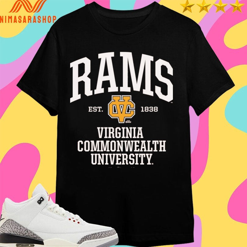 Rams Est 1838 Virginia Commonwealth University Shirts