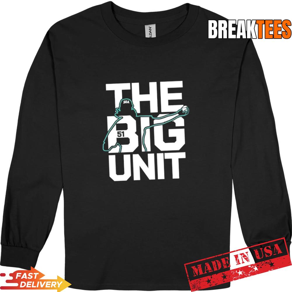 Randy Johnson The Big Unit Seattle Mariners Baseball T-Shirt