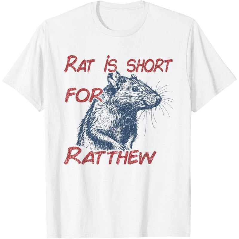 Rat is Short For Ratthew Funny Meme T-Shirt Hoodie, Sweatshirt | UrbanDripWear.com