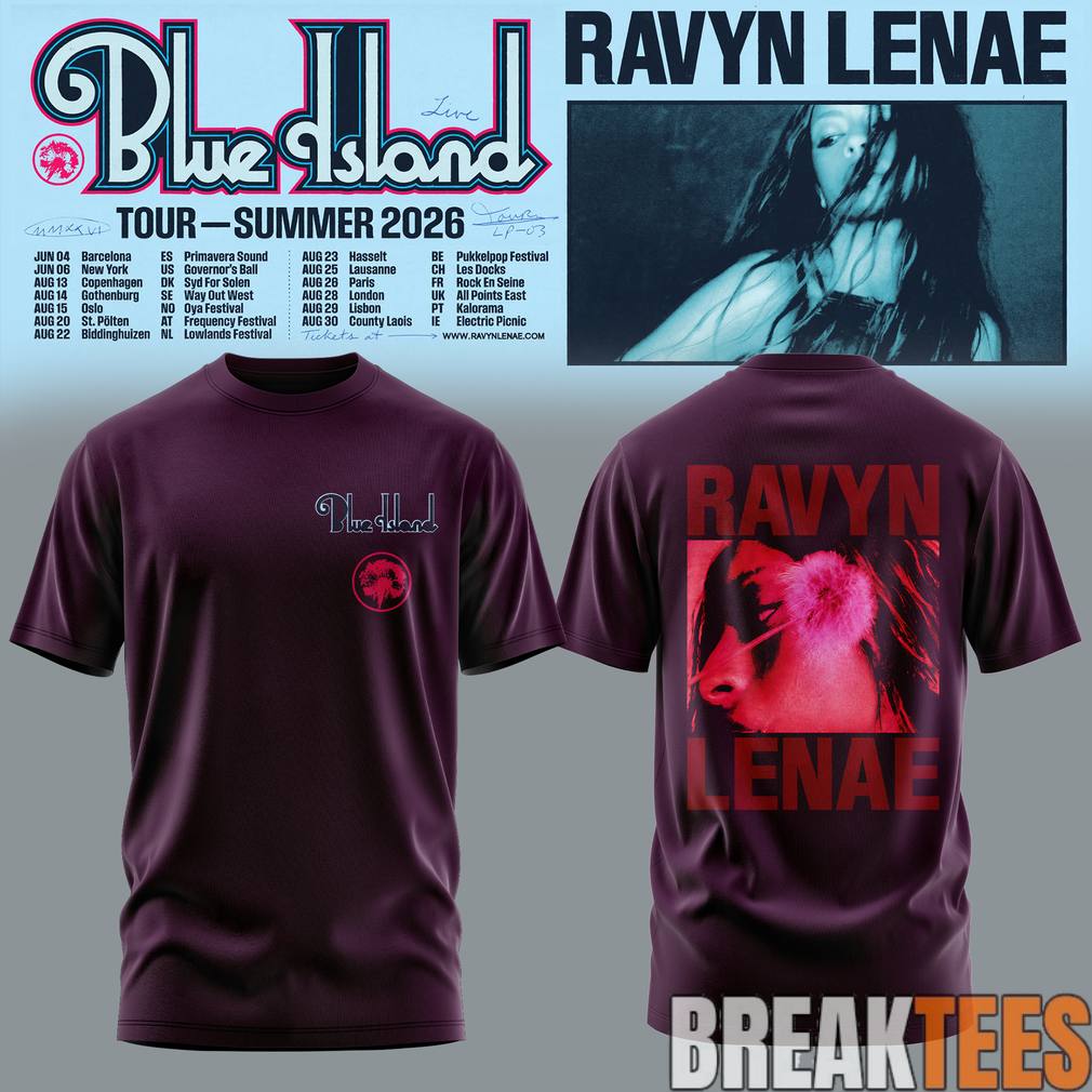 Ravyn Lenae “Blue Island” Tour 2026 Shirt