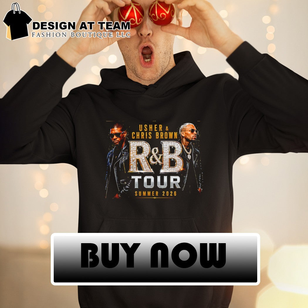 Raymond Brown Usher Raymond and Chris Brown Diamond The R and B Tour Music Concert Summer 2026 shirt