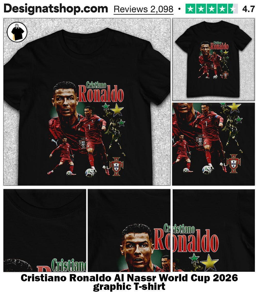 Cristiano Ronaldo Al Nassr World Cup 2026 graphic shirt
