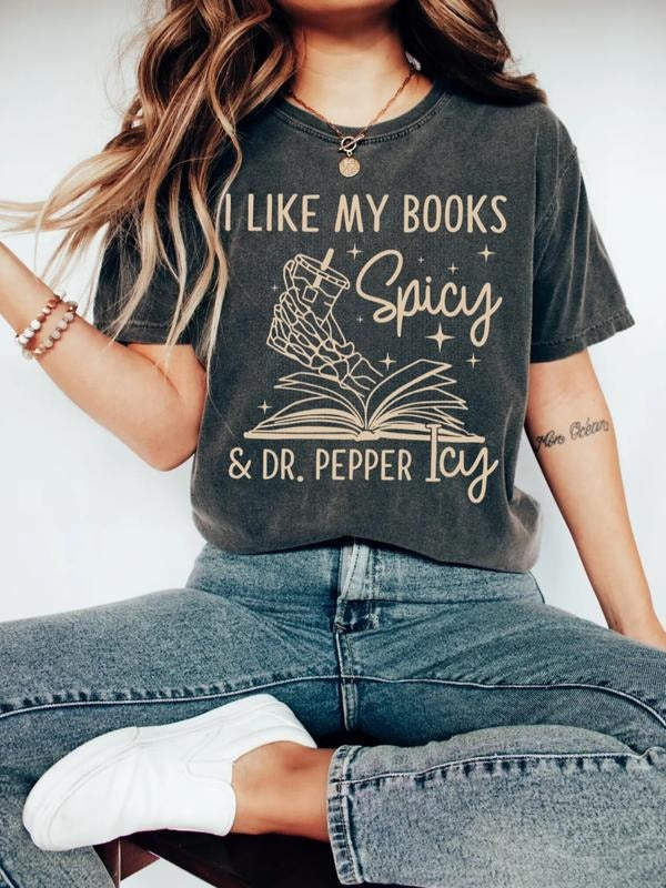 Reader Casual Retro Oversized T-Shirt