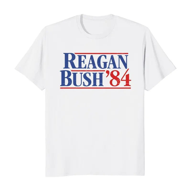 Reagan Bush '84 Conservative Republican GOP Unisex Vintage Style T-Shirt Hoodie, Sweatshirt | UrbanDripWear.com