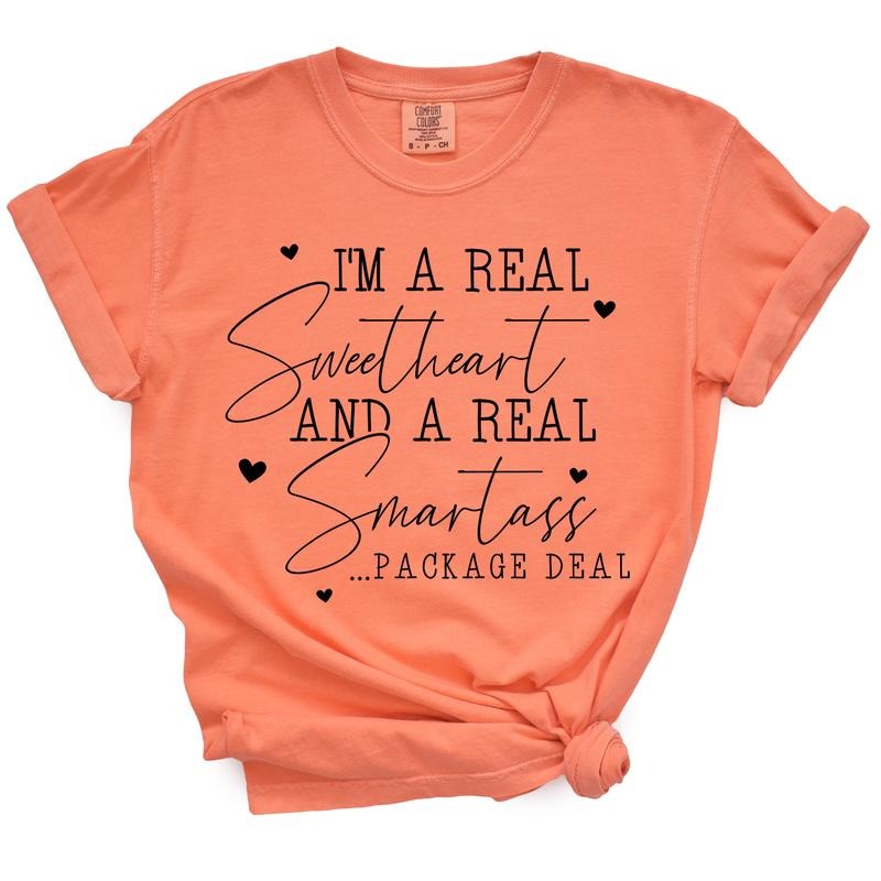 Real Sweetheart & Smartass Package Deal TShirt Hoodie, Sweatshirt | UrbanDripWear.com